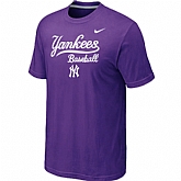 New York Yankees 2014 Home Practice T-Shirt - Purple,baseball caps,new era cap wholesale,wholesale hats