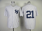 New York Yankees Authentic #21 O'Neill White Home Jerseys,baseball caps,new era cap wholesale,wholesale hats