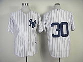 New York Yankees Authentic #30 ROBERTSON White Home Jerseys,baseball caps,new era cap wholesale,wholesale hats