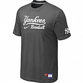 New York Yankees D.Grey Nike Short Sleeve Practice T-Shirt,baseball caps,new era cap wholesale,wholesale hats
