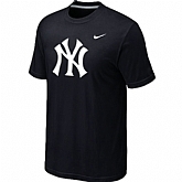 New York Yankees Heathered Black Nike Blended T-Shirt,baseball caps,new era cap wholesale,wholesale hats