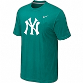 New York Yankees Heathered Green Nike Blended T-Shirt,baseball caps,new era cap wholesale,wholesale hats