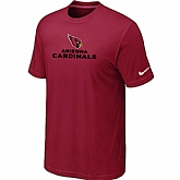 Nike Arizona Cardinals Authentic Logo T-Shirt Red,baseball caps,new era cap wholesale,wholesale hats