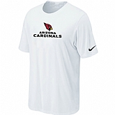 Nike Arizona Cardinals Authentic Logo T-Shirt white,baseball caps,new era cap wholesale,wholesale hats