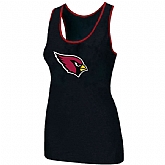 Nike Arizona Cardinals Ladies Big Logo Tri-Blend Racerback stretch Tank Top Black
