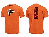 Nike Atlanta Falcons 2 ryan Name & Number T-Shirt Orange,baseball caps,new era cap wholesale,wholesale hats