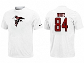 Nike Atlanta Falcons 84 white Name & Number T-Shirt White,baseball caps,new era cap wholesale,wholesale hats