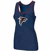 Nike Atlanta Falcons Ladies Big Logo Tri-Blend Racerback stretch Tank Top Blue