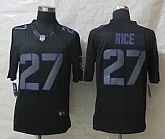 Nike Baltimore Ravens #27 Rice Impact Limited Black Jerseys,baseball caps,new era cap wholesale,wholesale hats