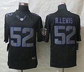 Nike Baltimore Ravens #52 R.Lewis Impact Limited Black Jerseys,baseball caps,new era cap wholesale,wholesale hats