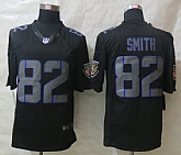 Nike Baltimore Ravens #82 Smith Impact Limited Black Jerseys,baseball caps,new era cap wholesale,wholesale hats