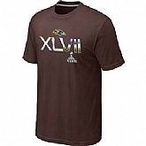 Nike Baltimore Ravens 2013 Super Bowl XLVII On Our Way Brown T-Shirt,baseball caps,new era cap wholesale,wholesale hats