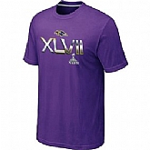 Nike Baltimore Ravens 2013 Super Bowl XLVII On Our Way Purple T-Shirt