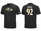 Nike Baltimore Ravens 92 NGATA Name & Number T-Shirt,baseball caps,new era cap wholesale,wholesale hats
