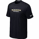 Nike Baltimore Ravens Sideline Legend Authentic Font T-Shirt BLACK,baseball caps,new era cap wholesale,wholesale hats