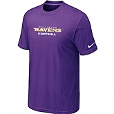 Nike Baltimore Ravens Sideline Legend Authentic Font T-Shirt PURPLE,baseball caps,new era cap wholesale,wholesale hats