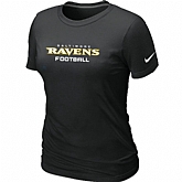 Nike Baltimore Ravens Sideline Legend Authentic Font Women's T-Shirt BLACK,baseball caps,new era cap wholesale,wholesale hats