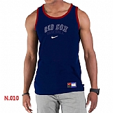 Nike Boston Red Sox Home Practice men Tank Top D.Blue,baseball caps,new era cap wholesale,wholesale hats