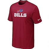 Nike Buffalo Bills Authentic Logo T-Shirt Red,baseball caps,new era cap wholesale,wholesale hats