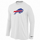 Nike Buffalo Bills Logo Long Sleeve T-Shirt White,baseball caps,new era cap wholesale,wholesale hats