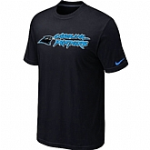 Nike Carolina Panthers Authentic Logo T-Shirt Black,baseball caps,new era cap wholesale,wholesale hats