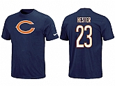 Nike Chicago Bears Devin Hester Name & Number T-Shirt Blue,baseball caps,new era cap wholesale,wholesale hats