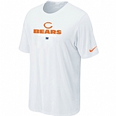 Nike Chicago Bears Sideline Legend Authentic Font logo T-Shirt White,baseball caps,new era cap wholesale,wholesale hats