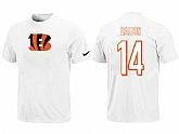 Nike Cincinnati Bengals Andy Dalton Name & Number T-Shirt White,baseball caps,new era cap wholesale,wholesale hats
