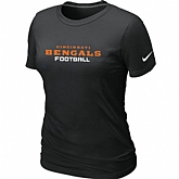 Nike Cincinnati Bengals Sideline Legend Authentic Font Women's T-Shirt BLACK,baseball caps,new era cap wholesale,wholesale hats