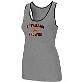 Nike Cleveland Browns Heart x26 Soul Tri-Blend Racerback stretch Tank Top L.grey,baseball caps,new era cap wholesale,wholesale hats
