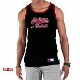 Nike Cleveland Indians Home Practice men Tank Top Black,baseball caps,new era cap wholesale,wholesale hats