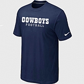 Nike Dallas Cowboys Sideline Legend Authentic Font T-Shirt D.Blue,baseball caps,new era cap wholesale,wholesale hats