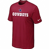 Nike Dallas Cowboys Sideline Legend Authentic Logo T-Shirt Red,baseball caps,new era cap wholesale,wholesale hats