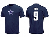 Nike Dallas Cowboys Tony Romo Name & Number T-Shirt Blue,baseball caps,new era cap wholesale,wholesale hats