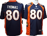 Nike Denver Broncos #80 Julius Thomas Blue Game Jerseys,baseball caps,new era cap wholesale,wholesale hats
