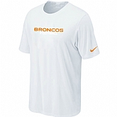 Nike Denver Broncos Sideline Legend Authentic Font T-Shirt White,baseball caps,new era cap wholesale,wholesale hats