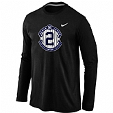 Nike Derek Jeter New York Yankees Official Final Season Commemorative Logo Long Sleeve T-Shirt Black,baseball caps,new era cap wholesale,wholesale hats
