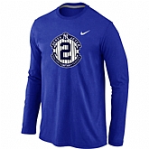 Nike Derek Jeter New York Yankees Official Final Season Commemorative Logo Long Sleeve T-Shirt Blue,baseball caps,new era cap wholesale,wholesale hats