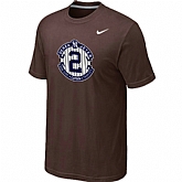 Nike Derek Jeter New York Yankees Official Final Season Commemorative Logo T-Shirt Brown,baseball caps,new era cap wholesale,wholesale hats