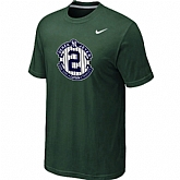 Nike Derek Jeter New York Yankees Official Final Season Commemorative Logo T-Shirt Dark Green,baseball caps,new era cap wholesale,wholesale hats