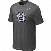 Nike Derek Jeter New York Yankees Official Final Season Commemorative Logo T-Shirt Dark Grey,baseball caps,new era cap wholesale,wholesale hats