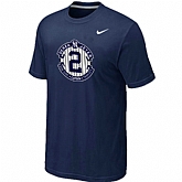 Nike Derek Jeter New York Yankees Official Final Season Commemorative Logo T-Shirt Dark blue,baseball caps,new era cap wholesale,wholesale hats