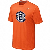 Nike Derek Jeter New York Yankees Official Final Season Commemorative Logo T-Shirt Orange,baseball caps,new era cap wholesale,wholesale hats