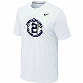 Nike Derek Jeter New York Yankees Official Final Season Commemorative Logo T-Shirt White,baseball caps,new era cap wholesale,wholesale hats
