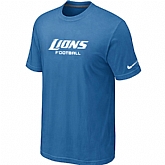 Nike Detroit Lions Sideline Legend Authentic Font T-Shirt L.Blue,baseball caps,new era cap wholesale,wholesale hats