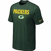 Nike Green Bay Packers Authentic Logo T-Shirt Green,baseball caps,new era cap wholesale,wholesale hats