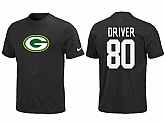 Nike Green Bay Packers Donald Driver Name & Number T-Shirt Green Black,baseball caps,new era cap wholesale,wholesale hats