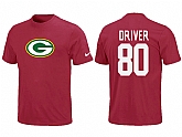 Nike Green Bay Packers Donald Driver Name & Number T-Shirt Green Red,baseball caps,new era cap wholesale,wholesale hats