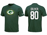Nike Green Bay Packers Donald Driver Name & Number T-Shirt Green,baseball caps,new era cap wholesale,wholesale hats