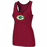 Nike Green Bay Packers Ladies Big Logo Tri-Blend Racerback stretch Tank Top Red,baseball caps,new era cap wholesale,wholesale hats
